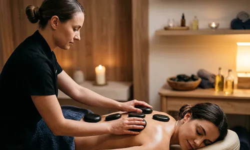 professional hot stone massage